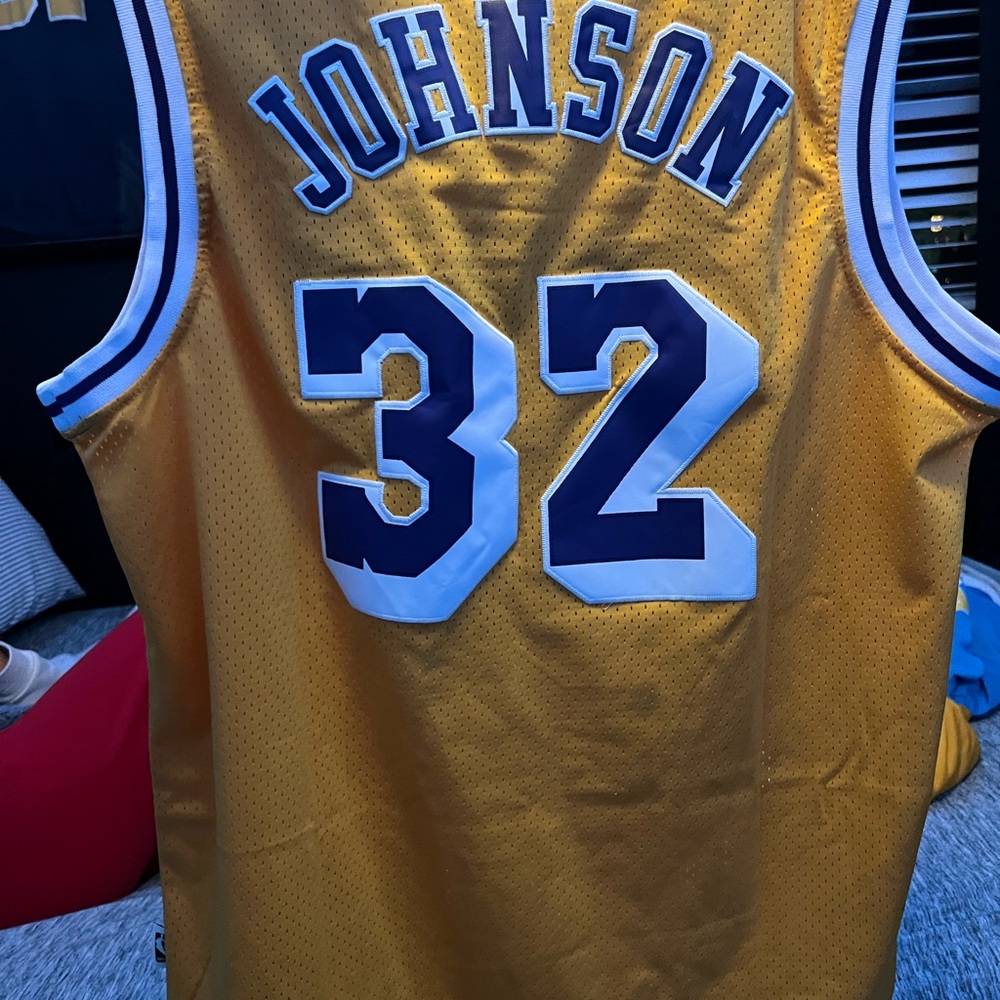 Retro Magic Johnson Lakers Jersey (Hardwood Classic)
